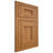 Shiloh Cabinetry Flush Inset Lancaster Hickory Plain Cut Medium Door