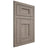Shiloh Cabinetry Flush Inset Lancaster Hickory Plain Cut Sterling Door