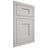Shiloh Cabinetry Flush Inset Lancaster Paintable Mindful Gray Door