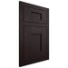 Shiloh Cabinetry Flush Inset Lancaster Red Oak Plain Cut Espresso Door