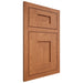 Shiloh Cabinetry Flush Inset Lancaster Red Oak Plain Cut Harvest Door