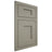 Shiloh Cabinetry Flush Inset Lancaster Red Oak Plain Cut Thyme Door