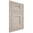 Shiloh Cabinetry Flush Inset Lancaster Walnut Plain Cut Seagull Door