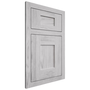 Shiloh Cabinetry Flush Inset Lancaster Walnut Plain Cut Stratus Door