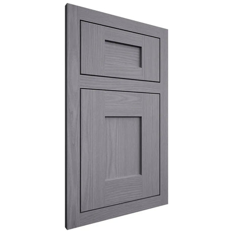Shiloh Cabinetry Flush Inset Lancaster White Oak Plain Cut Cadet Door