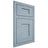 Shiloh Cabinetry Flush Inset Lancaster White Oak Plain Cut Sky Door