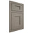 Shiloh Cabinetry Flush Inset Lancaster White Oak Plain Cut Thyme Door