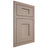 Shiloh Cabinetry Flush Inset Lancaster White Oak Plain Cut Whitewash Door