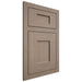Shiloh Cabinetry Flush Inset Lancaster White Oak Quarter Sawn Almond Door
