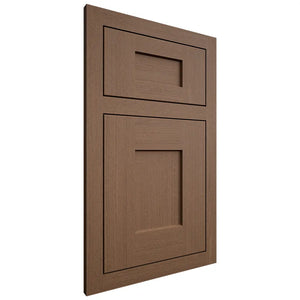 Shiloh Cabinetry Flush Inset Lancaster White Oak Quarter Sawn Autumn Door