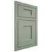 Shiloh Cabinetry Flush Inset Lancaster White Oak Quarter Sawn Moss Door