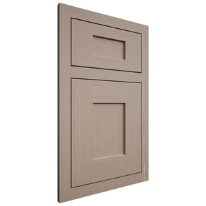 Shiloh Cabinetry Flush Inset Lancaster White Oak Quarter Sawn Whitewash Door
