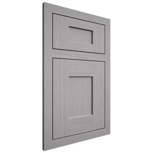Shiloh Cabinetry Flush Inset Lancaster White Oak Rift Cut Stratus Door