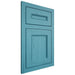 Shiloh Cabinetry Flush Inset Landes Alder Plain Cut Aqua Door