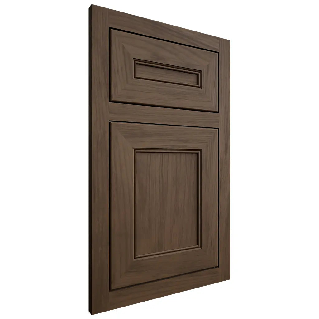 Shiloh Cabinetry Flush Inset Landes Alder Plain Cut Caviar Door