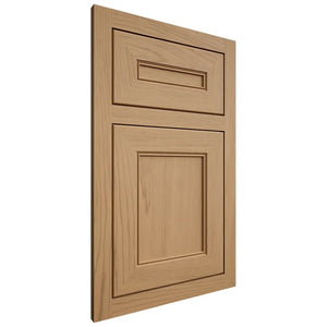 Shiloh Cabinetry Flush Inset Landes Alder Plain Cut Natural Door