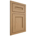 Shiloh Cabinetry Flush Inset Landes Alder Plain Cut Natural Door