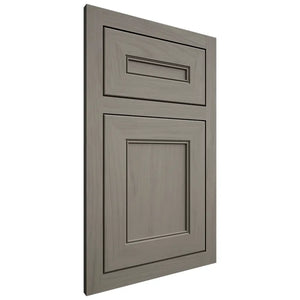 Shiloh Cabinetry Flush Inset Landes Alder Plain Cut Thyme Door