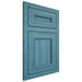 Shiloh Cabinetry Flush Inset Landes Hickory Plain Cut Aqua Door