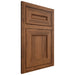 Shiloh Cabinetry Flush Inset Landes Hickory Plain Cut Burnt Sugar Door