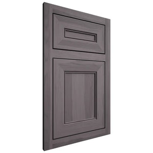 Shiloh Cabinetry Flush Inset Landes Hickory Plain Cut Cadet Door