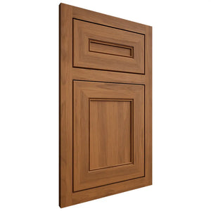Shiloh Cabinetry Flush Inset Landes Hickory Plain Cut Chestnut Door