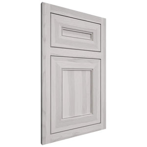 Shiloh Cabinetry Flush Inset Landes Hickory Plain Cut Cotton Door