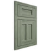 Shiloh Cabinetry Flush Inset Landes Hickory Plain Cut Moss Door