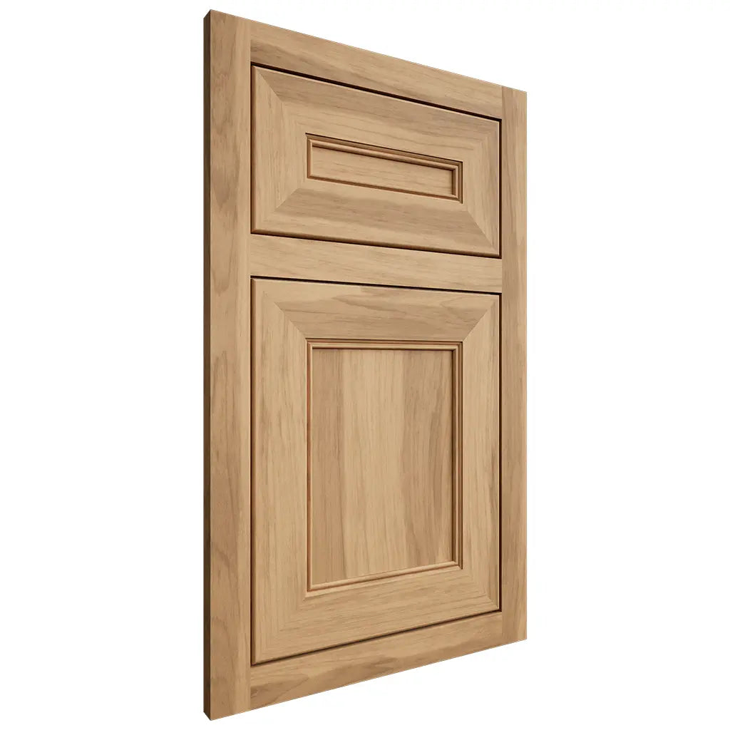 Shiloh Cabinetry Flush Inset Landes Hickory Plain Cut Natural Door