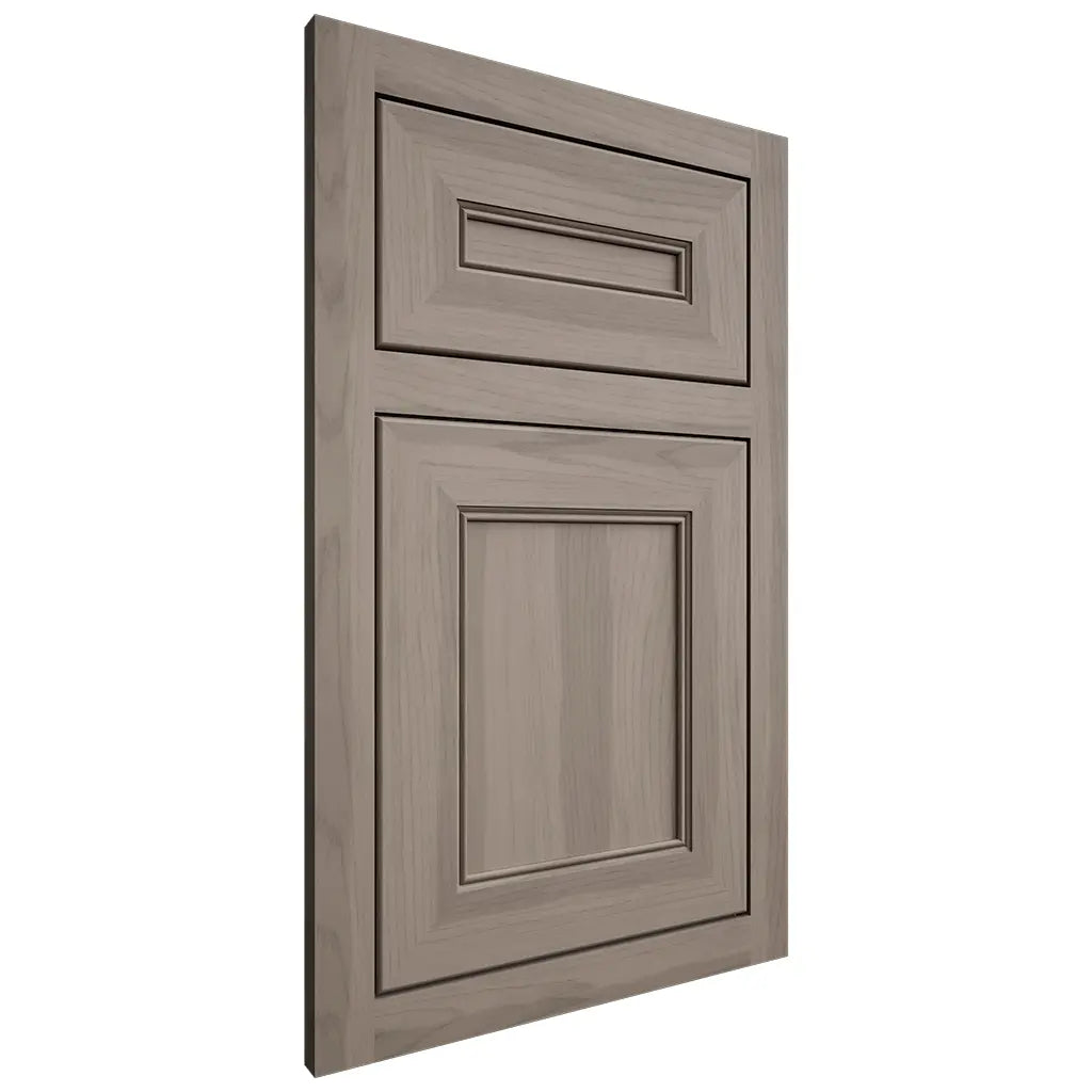 Shiloh Cabinetry Flush Inset Landes Hickory Plain Cut Sterling Door