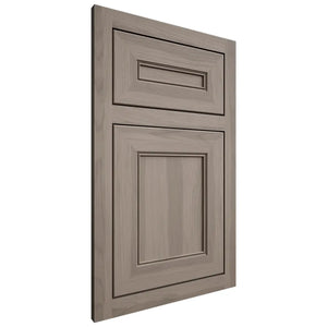 Shiloh Cabinetry Flush Inset Landes Hickory Plain Cut Sterling Door