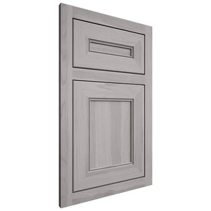 Shiloh Cabinetry Flush Inset Landes Hickory Plain Cut Stratus Door