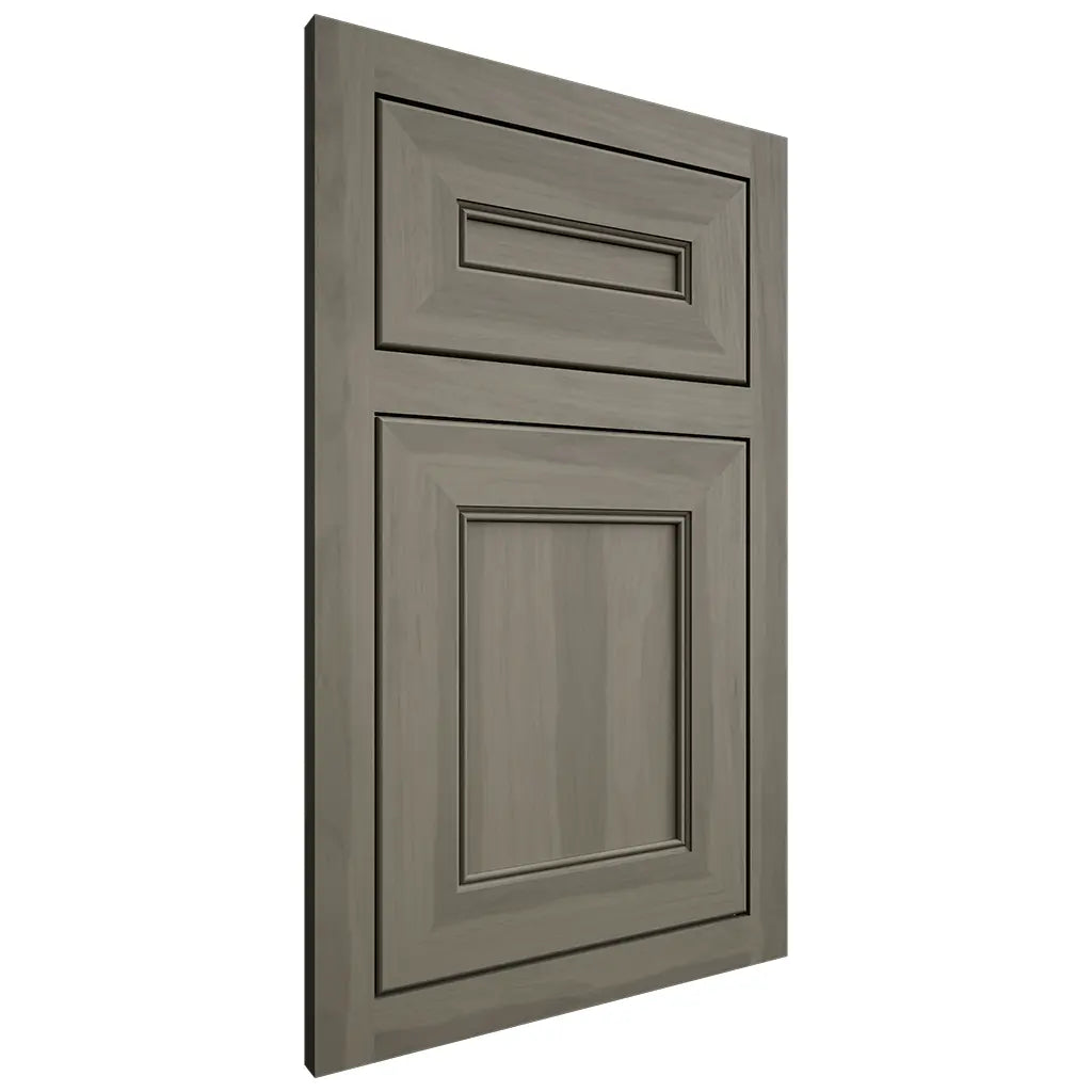 Shiloh Cabinetry Flush Inset Landes Hickory Plain Cut Thyme Door