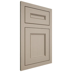 Shiloh Cabinetry Flush Inset Landes Maple Plain Cut Pebble Door