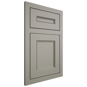 Shiloh Cabinetry Flush Inset Landes Paintable Evergreen Fog Door