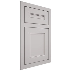 Shiloh Cabinetry Flush Inset Landes Paintable Light French Gray Door