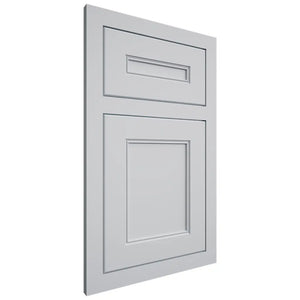 Shiloh Cabinetry Flush Inset Landes Paintable Niebla Azul Door