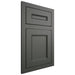 Shiloh Cabinetry Flush Inset Landes Paintable Pewter Green Door