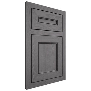 Shiloh Cabinetry Flush Inset Landes Red Oak Plain Cut Cadet Door