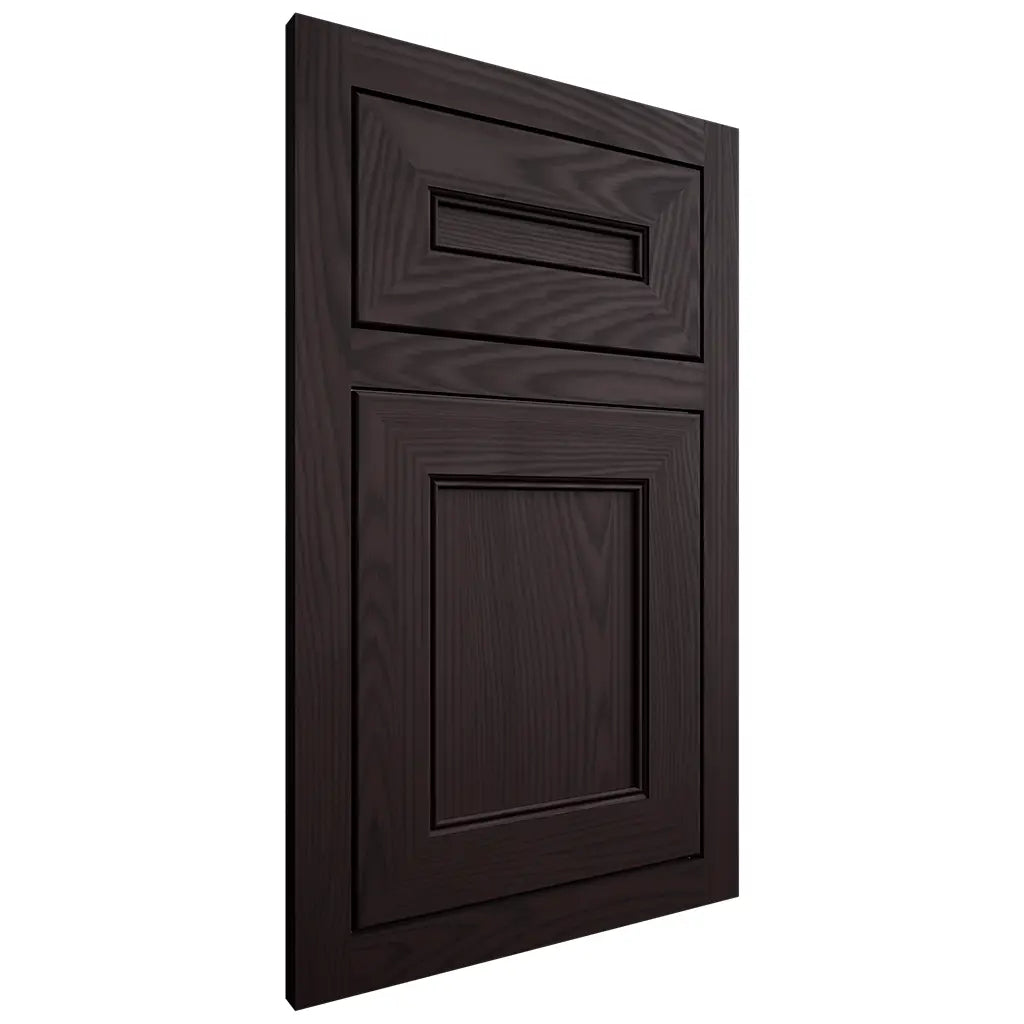 Shiloh Cabinetry Flush Inset Landes Red Oak Plain Cut Espresso Door