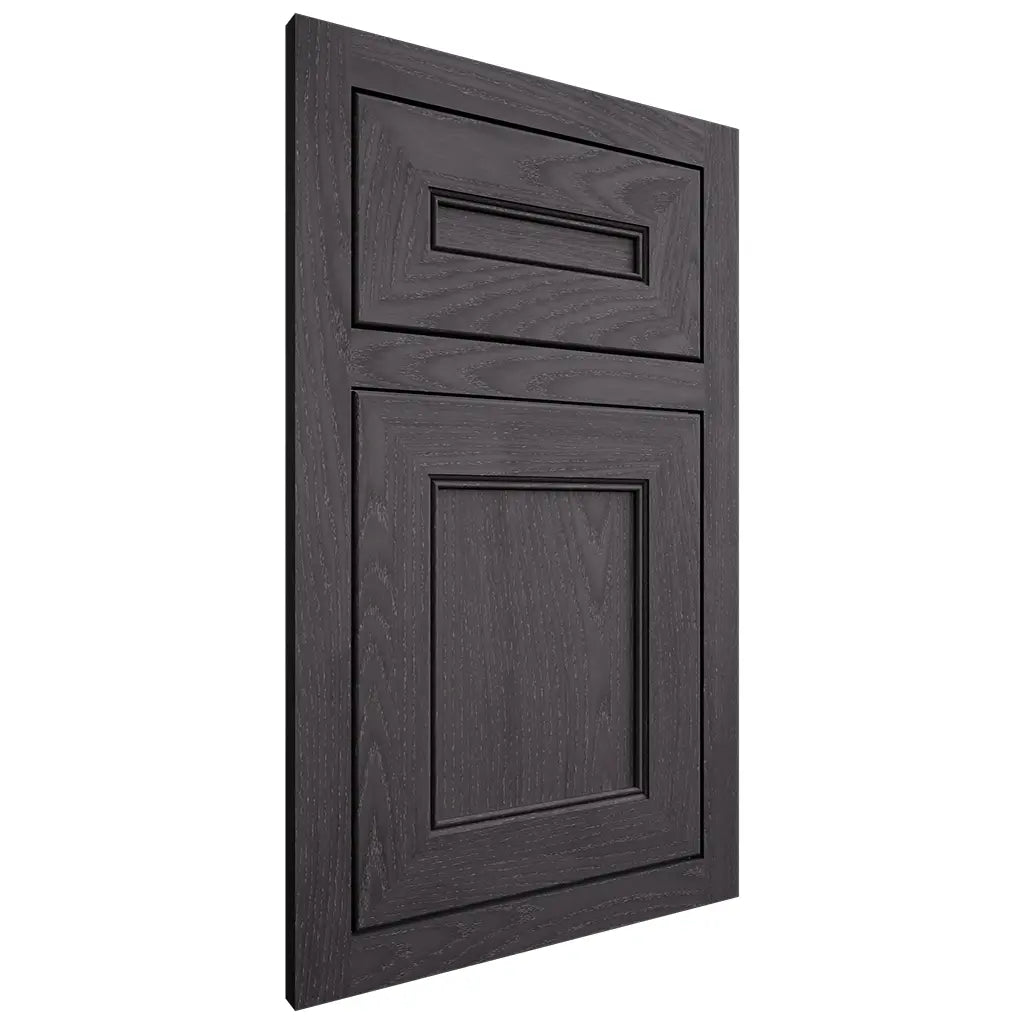 Shiloh Cabinetry Flush Inset Landes Red Oak Plain Cut Harbor Door