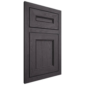 Shiloh Cabinetry Flush Inset Landes Red Oak Plain Cut Harbor Door