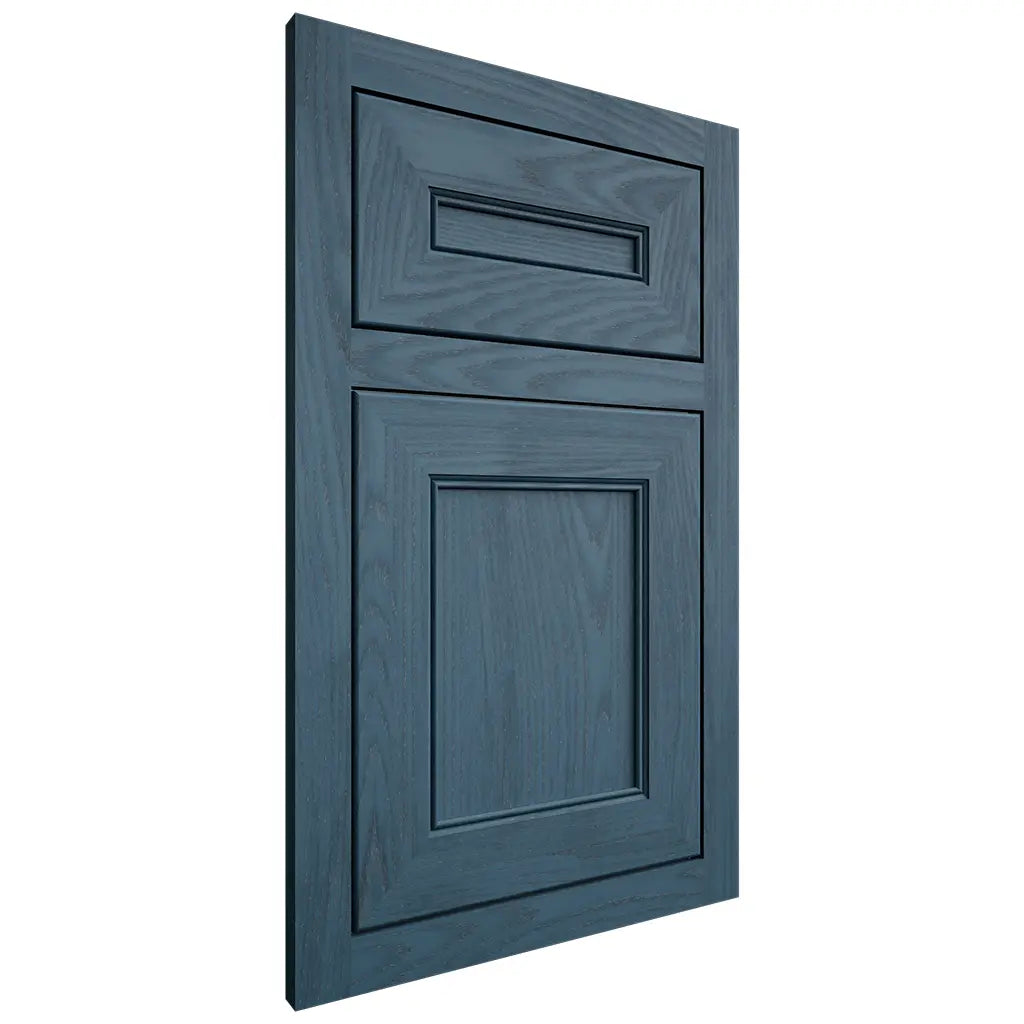 Shiloh Cabinetry Flush Inset Landes Red Oak Plain Cut Hudson Door