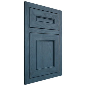Shiloh Cabinetry Flush Inset Landes Red Oak Plain Cut Hudson Door