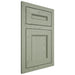 Shiloh Cabinetry Flush Inset Landes Red Oak Plain Cut Moss Door