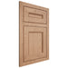 Shiloh Cabinetry Flush Inset Landes Red Oak Plain Cut Natural Door