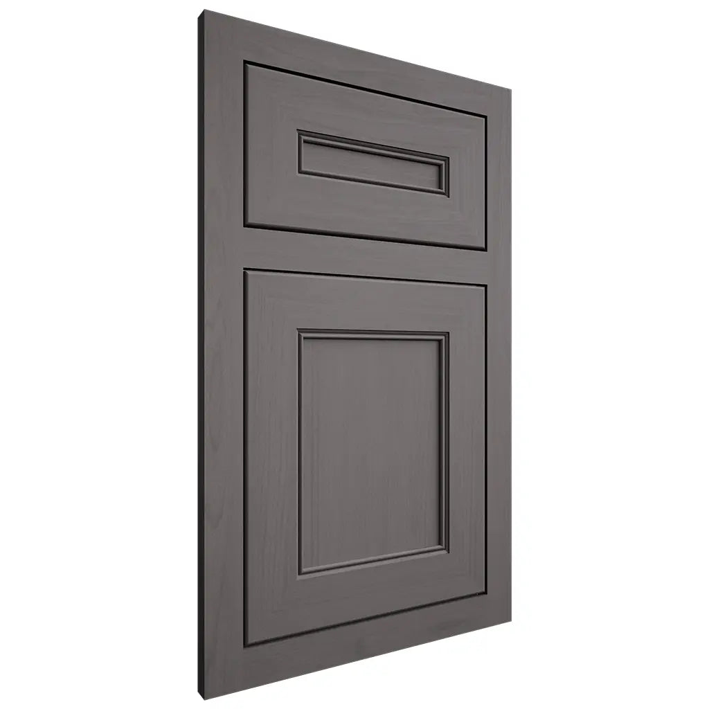Shiloh Cabinetry Flush Inset Landes Walnut Plain Cut Cadet Door
