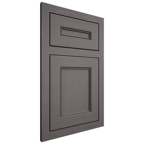 Shiloh Cabinetry Flush Inset Landes Walnut Plain Cut Cadet Door