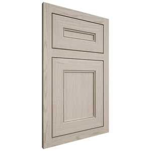 Shiloh Cabinetry Flush Inset Landes Walnut Plain Cut Seagull Door