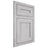 Shiloh Cabinetry Flush Inset Landes Walnut Plain Cut Stratus Door